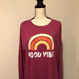 Long sleeve tee with pockets.